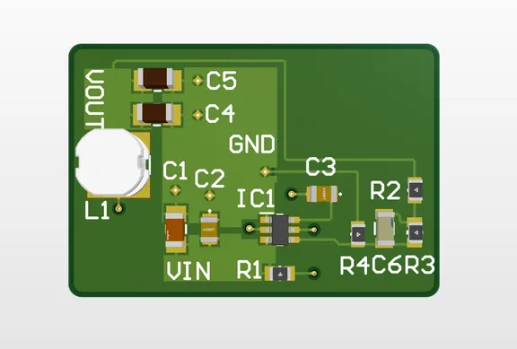 +12V to +3V3 Buck Converter